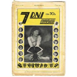 7 Dni. Tygodniowe pismo ilustrowane. R.2 (1930). Nr 3 (52) (18 stycznia 1930)