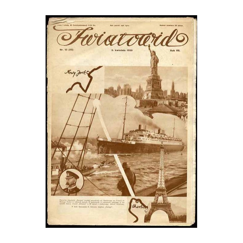 Światowid. R.7 (1930). Nr 13 (5 kwietnia 1930)