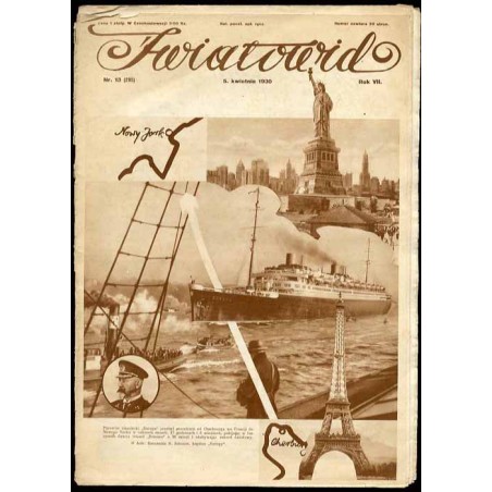 Światowid. R.7 (1930). Nr 13 (5 kwietnia 1930)