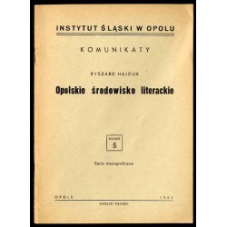 Opolskie środowisko literackie