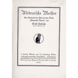 Altdeutsche Meister. Eine Auswahl fürs Feld aus dem Werke "Altdeutsche Meister"