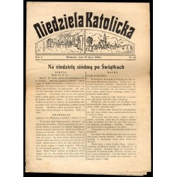 Niedziela Katolicka. R.4 (19 VII 1936) nr 29