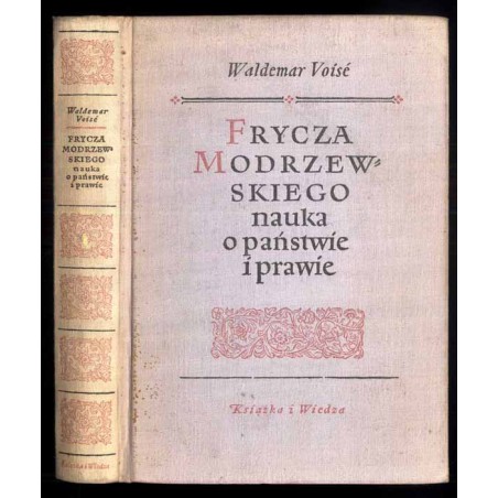 Frycza Modrzewskiego nauka o państwie i prawie