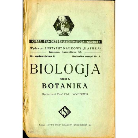 Biologja. Cz.1: Botanika