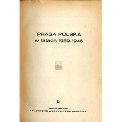 Prasa polska w latach 1939-1945