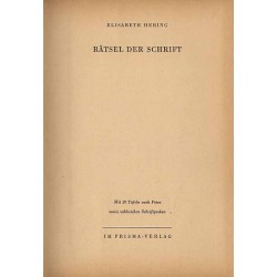 Rätsel der Schrift