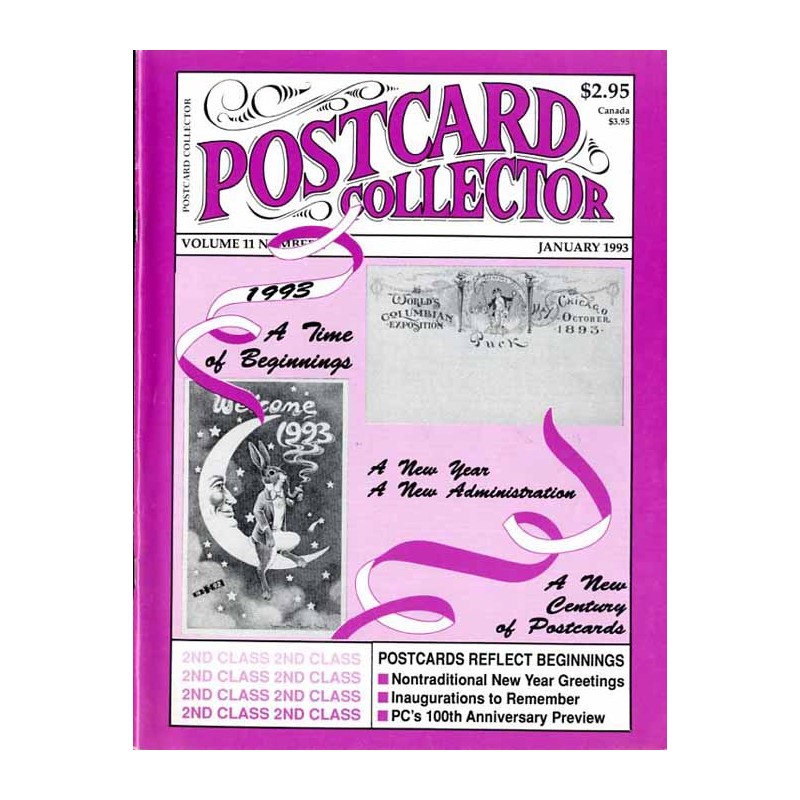 Postcard Collector. Vol.11 (1993). Nr 1 (January 1993)