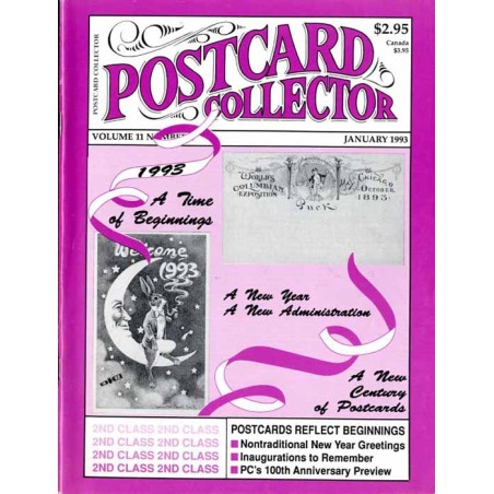 Postcard Collector. Vol.11 (1993). Nr 1 (January 1993)