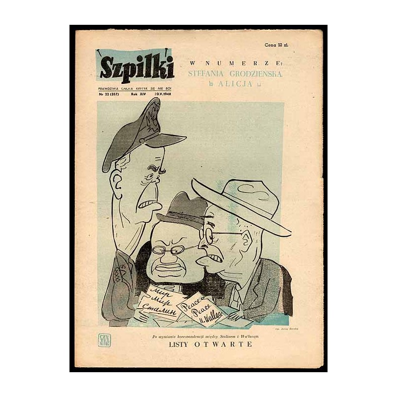 Szpilki. R.14 (1948). Nr 22 (357) (30 maja 1948)