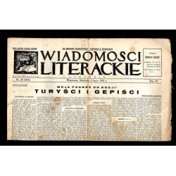 Wiadomości Literackie. Tygodnik. R.9 (1932). Nr 28 (445) (3 lipca 1932)