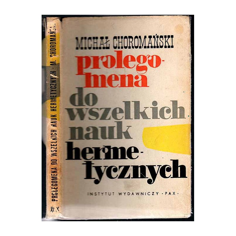 Prolegomena do wszelkich nauk hermetycznych