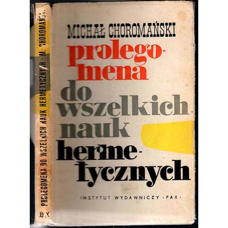 Prolegomena do wszelkich nauk hermetycznych