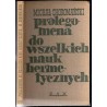 Prolegomena do wszelkich nauk hermetycznych