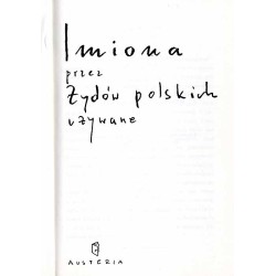 Imiona przez Żydów polskich używane