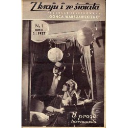 Z Kraju i ze Świata. Przegląd ilustrowany "Gońca Warszawskiego". R.2 (1937). Nr 1 (3 stycznia 1937)