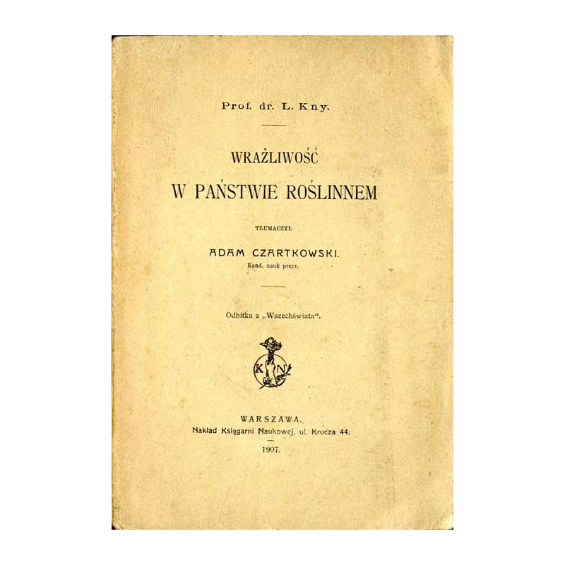 Wrażliwość w państwie roślinnem