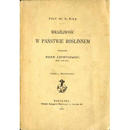 Wrażliwość w państwie roślinnem