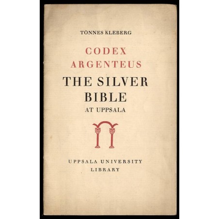 Codex argenteus. The Silver Bible at Uppsala