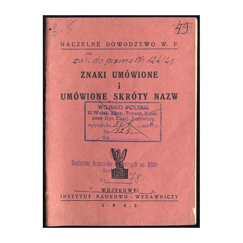 Znaki umówione i umówione skróty nazw