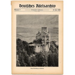 Deutsches Adelsarchiv. 15. Jahrgang (1959). Nr 7 (15 VII 1959) [Burg Dornsberg in Südtirol]