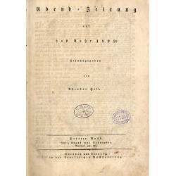 Abend-Zeitung auf das Jahr 1833. B.3 (1833). Nr 156-234 (VII-IX 1833)