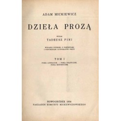 Dzieła prozą. 5t. w 3 vol