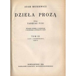 Dzieła prozą. 5t. w 3 vol