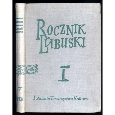 Rocznik Lubuski. T.1 (1959)