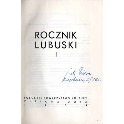 Rocznik Lubuski. T.1 (1959)