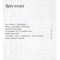 Przewodnik literacki po Zakopanem