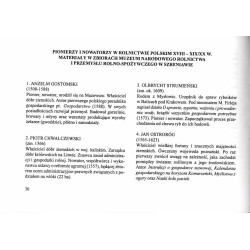 Folwark w strukturze agrarnej i kulturze rolnictwa polskiego w zbiorach Muzeum Narodowego Rolnictwa i Przemysłu Rolno-Spożywczeg