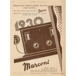 Tygodnik Ilustrowany. R. 71 (1930). Nr 14 (3669) (5 kwietnia 1930) / reklama firmy "Marconi" Jana Polińskiego / Nowogródek
