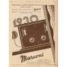 Tygodnik Ilustrowany. R. 71 (1930). Nr 14 (3669) (5 kwietnia 1930) / reklama firmy "Marconi" Jana Polińskiego / Nowogródek