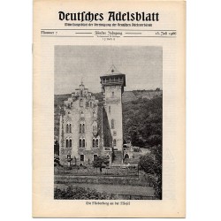 Deutsches Adelsblatt. 5. Jahrgang (1966). Nr 7 (15 VII 1966) [Die Niederburg an der Mosel]