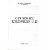 O patronach rzeszowskich ulic
