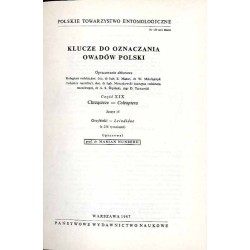 Klucze do oznaczania owadów Polski. Cz.19: Chrząszcze - Coleoptera. Z.15: Grzybinki - Leiodidae