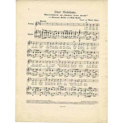 Der Soldate. Marschduett aus "Immer feste druff!" von Hermann Haller und Willi Wolff