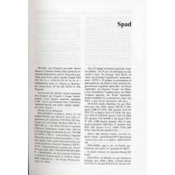 Słownik etymologiczny nazw geograficznych Śląska. T. 13: Spad-Szyw