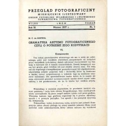 Przegląd Fotograficzny. Miesięcznik ilustrowany. Organ Fotoklubu Wileńskiego i Lwowskiego Towarzystwa Fotograficznego. R. 3 (193