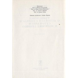 Wiadomości o autorach i dziełach cytowanych w słowniku Lindego