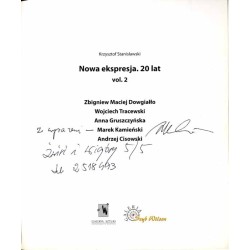 Nowa ekspresja. 20 lat. Vol. 2: Zbigniew Maciej Dowgiałło, Wojciech Tracewski, Anna Gruszczyńska, Marek Kamieński, Andrzej Cisow