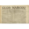 Głos Narodu. R.25 (1917). Nr 187 (9 sierpnia 1917). Wydanie poranne