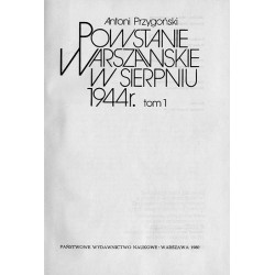 Powstanie Warszawskie w sierpniu 1944r. 2t.