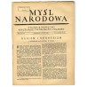 Myśl Narodowa. Tygodnik poświęcony kulturze twórczości polskiej. R.16 (1936). Nr 5 (2 lutego 1936)
