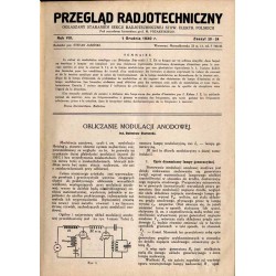 Przegląd Elektrotechniczny. Organ Stowarzyszenia Elektryków Polskich Przegląd Radjotechniczny. R.12 (1930). Z.13-24 R.8 (1930)