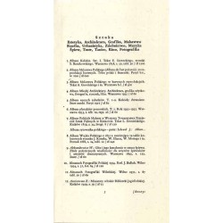 Antykwaryczny katalog-cennik 5, Sztuka, estetyka, architektura, grafika, malarstwo, rzeźba, urbanistyka, zdobnictwo, muzyka, śpi