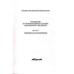 Pamiętnik XV Powszechnego Zjazdu Historyków Polskich. T.1 cz.2