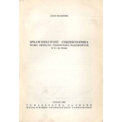 Sprawiedliwość chrześcijańska wobec problemu nierówności majątkowych w II i III wieku