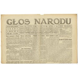 Głos Narodu. R.25 (1917). Nr 109 (9 maja 1917). Wydanie wieczorne