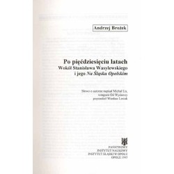 Po pięćdziesięciu latach. Wokół Stanisława Wasylewskiego i jego "Na Śląsku Opolskim"